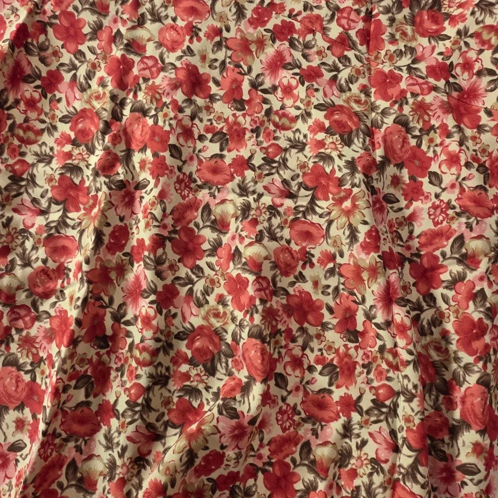 Norton McNaughton Coquette Feminine Ruffle Hem Cttagecore Elastic Waist Medium